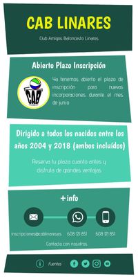 Abierto el plazo de inscripción para nuevos deportistas